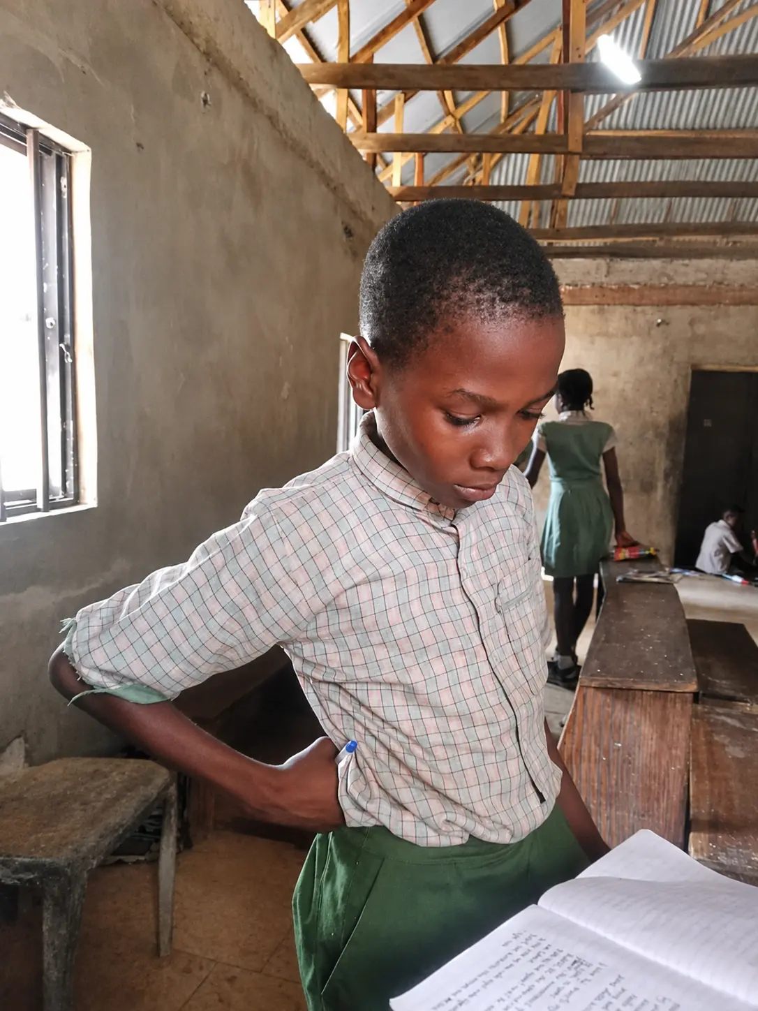 Children learning in classroom